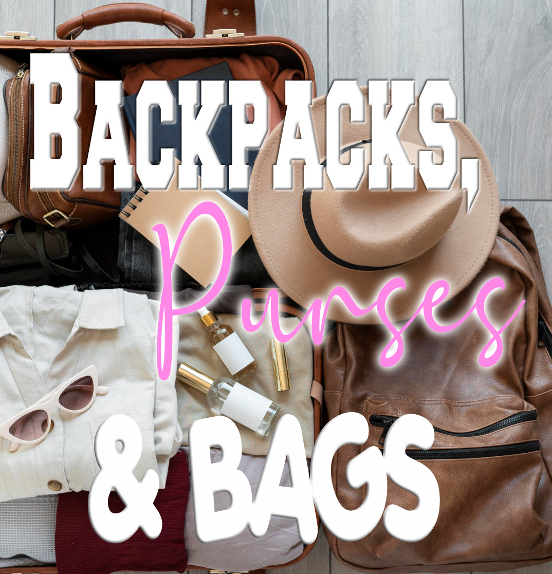 BACKPACKS, PURSES & BAGS
