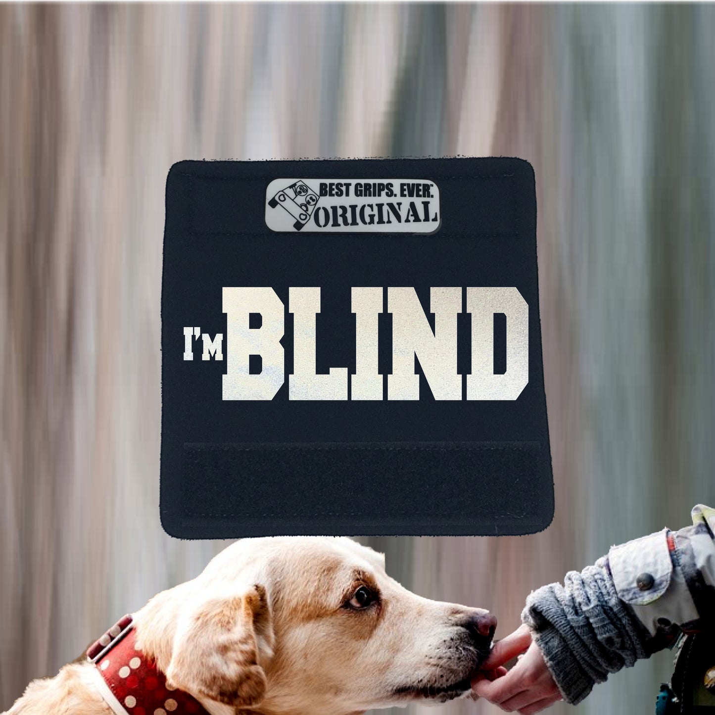 HI-VIS I'm BLIND Grip