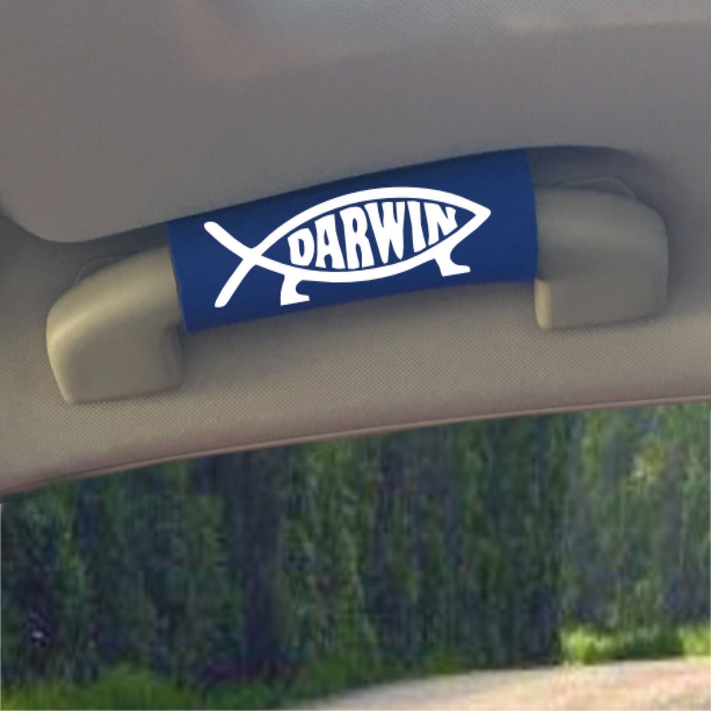 The Darwin Fish Grip.